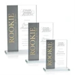 Composite Vertical Award - Grey | https://www.bestnamebadges.com