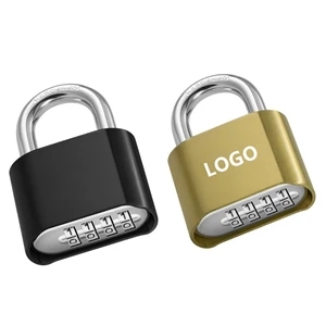4 Digit Combination Metal Padlock for School Gym Locker