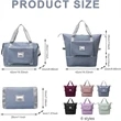 Foldable Travel Duffel Bag Tote | https://www.bestnamebadges.com