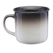 14oz Campfire Gradient Ceramic Camping Coffee Mug Flared Top | https://www.bestnamebadges.com