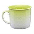 14oz Campfire Gradient Ceramic Camping Coffee Mug Flared Top | https://www.bestnamebadges.com