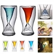 Double Layer Fish Tail Wine Glass | https://www.bestnamebadges.com