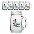 16 oz. Libbey Mason Jars with Handles | https://www.bestnamebadges.com