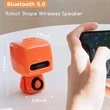 Mini Bluetooth Speakers Robot Shape | https://www.bestnamebadges.com