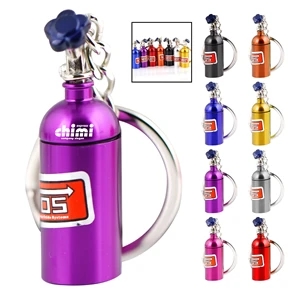 Metal Waterproof Pill Box With Keyring
