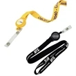3/4" Polyester Lanyard with Retractable Reel Combo | https://www.bestnamebadges.com