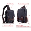 Canvas Messenger Bag | https://www.bestnamebadges.com