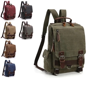 Canvas Backpack For Men Women