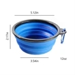 Collapsible Silicone Pet Bowl | https://www.bestnamebadges.com