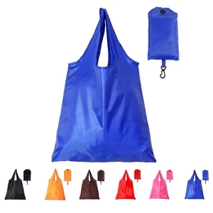 Foldable Grocery Shopping Tote Bag With Pouch | https://www.bestnamebadges.com