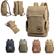Vintage Canvas Backpack | https://www.bestnamebadges.com