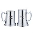 Customized Double Layer Stainless Steel Pouring Beer Mug | https://www.bestnamebadges.com