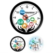 Wedge 10" Economy Wall Clock | https://www.bestnamebadges.com