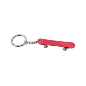 Customized Skateboard Shaped Metal Key Chain Bottle Opener
