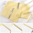 PU Leather Macarone Color Loose-leaf Notebook | https://www.bestnamebadges.com
