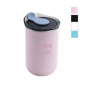 Stainless Steel Portable Car Mug W/ Cover