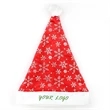 Adult & Children's Non-woven Santa Hat W/ Snowflake | https://www.bestnamebadges.com