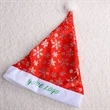 Adult & Children's Non-woven Santa Hat W/ Snowflake | https://www.bestnamebadges.com
