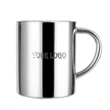 7 3/8oz Stainless Steel Coffee Mug | https://www.bestnamebadges.com
