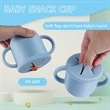 Silicone Straw Cup For Baby | https://www.bestnamebadges.com