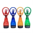 Plastic Spray Water Handheld Battery Powered Misting Fan | https://www.bestnamebadges.com