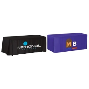 6' Table Cover - Front Print Only | https://www.bestnamebadges.com