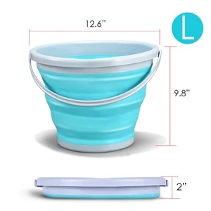 Multi-Function Barrel Portable Folding Basin Silicone Bucket