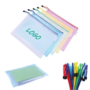 A4 Mesh Zip File Bag