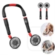 4000Mah 2 In 1 Neck And Handheld Fan | https://www.bestnamebadges.com