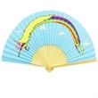 Custom Bamboo Folding Hand Fan | https://www.bestnamebadges.com