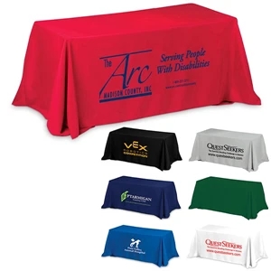 Eight' 3-Sided Economy Table Covers & Throws | https://www.bestnamebadges.com