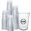 16 Oz Plastic Disposable Pet Clear Water Party Cups | https://www.bestnamebadges.com