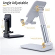 Foldable Phone Holder Tablet Stand For Desk | https://www.bestnamebadges.com