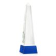 Master Obelisk on Base - Blue | https://www.bestnamebadges.com