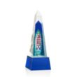 Master Obelisk VividPrint™ Award on Base - Blue | https://www.bestnamebadges.com