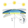2 In 1 Portable Sun Shade & Beach Umbrellas For Sand | https://www.bestnamebadges.com