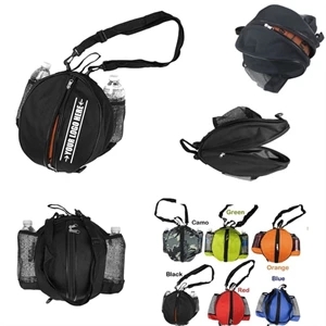 Adjustable Shoulder Strap Basketball Soccer Round Bag