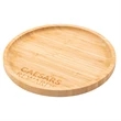 Round Bamboo Serving Tray | https://www.bestnamebadges.com