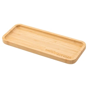 Rectangular Bamboo Serving Tray | https://www.bestnamebadges.com