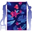 King Size Sublimated Microfiber Velour Beach Towel | https://www.bestnamebadges.com