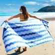40"x 75" Sublimated Microfiber Terry Beach Towel | https://www.bestnamebadges.com