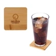 Brandon Single Bamboo Coaster | https://www.bestnamebadges.com
