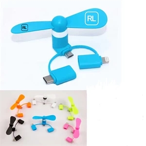 3 In 1 Usb Mini Fan