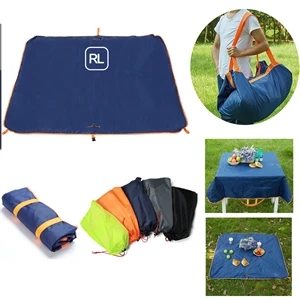 2 In 1 Picnic Beach Camping Blanket And Bag
