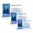 Composite Horizontal VividPrint™ Award - Blue | https://www.bestnamebadges.com