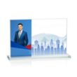Composite Horizontal VividPrint™ Award - Blue | https://www.bestnamebadges.com