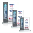Composite Vertical VividPrint™ Award - Grey | https://www.bestnamebadges.com