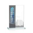 Composite Vertical VividPrint™ Award - Grey | https://www.bestnamebadges.com