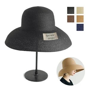 Hepburn Summer Wide Brim Straw Sun Hat