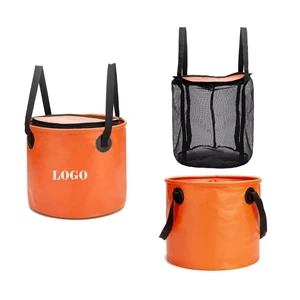 Collapsible Fishing Bucket With Handle